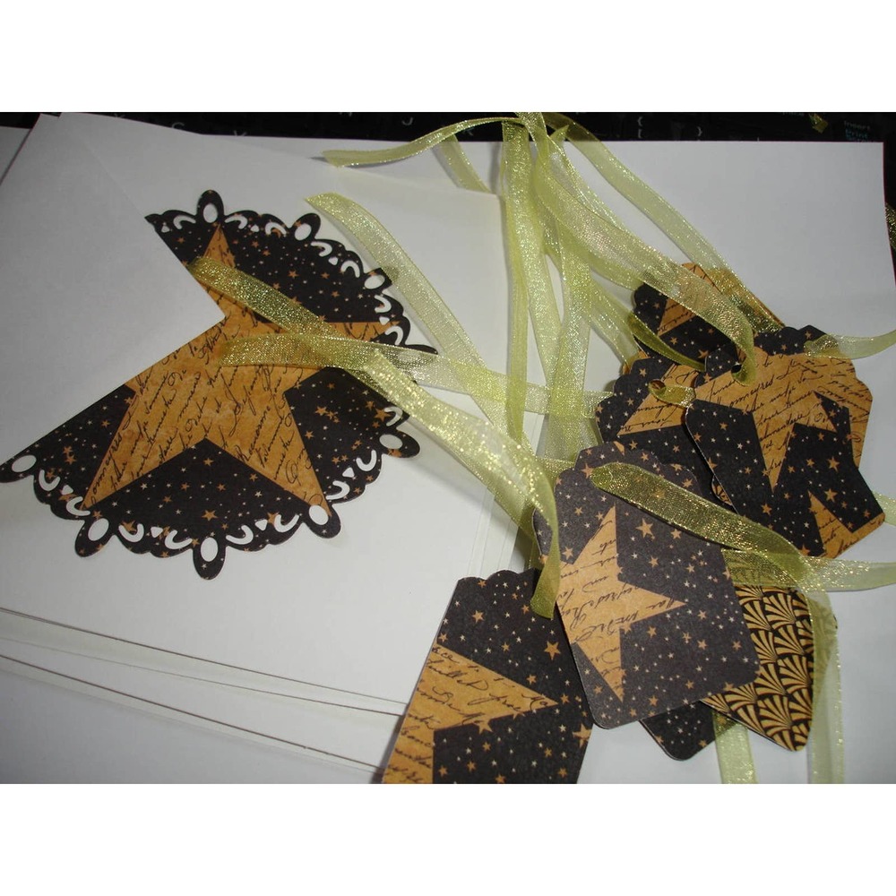 Star card set fancy card  & tag set